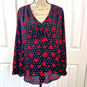 Long sleeve blouse